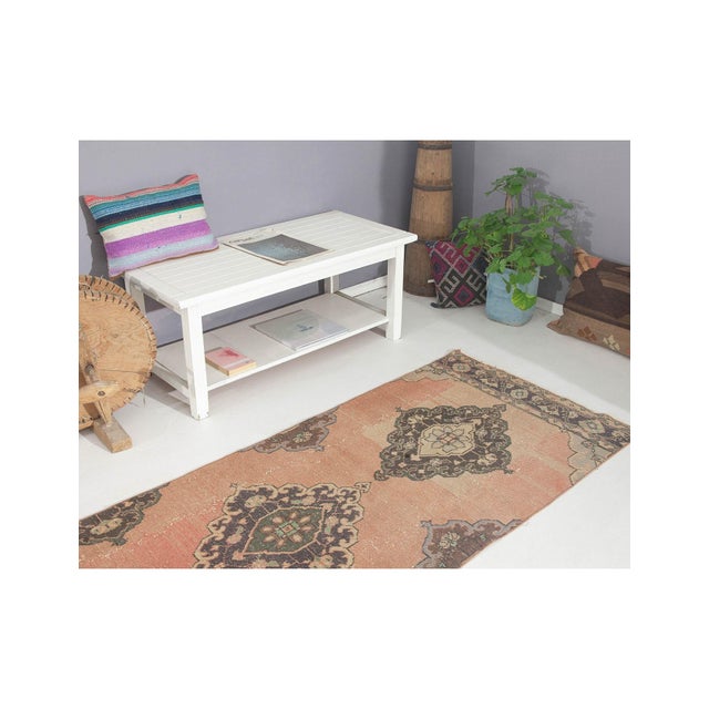 vintage rug, 211 ラグレトロ花柄