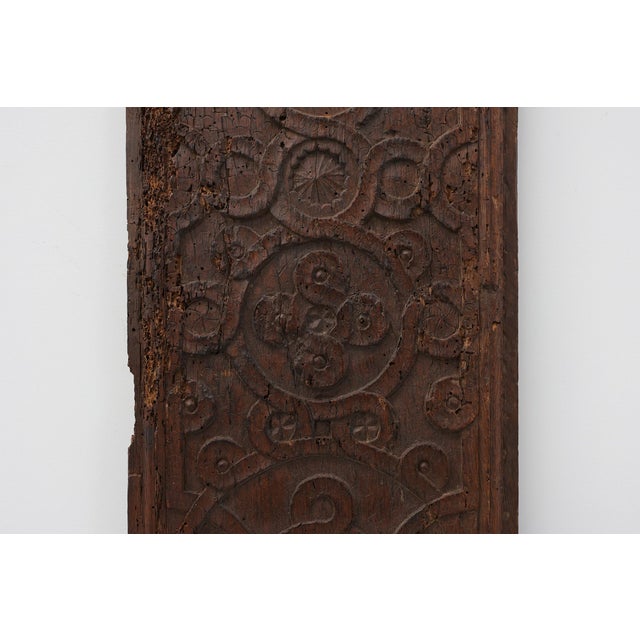 16th Century Gothic Wood Panel with Geometric Ornament, France For Sale - Image 9 of 13