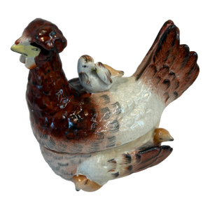 19th Century Staffordshire Hen on Nest Tureen