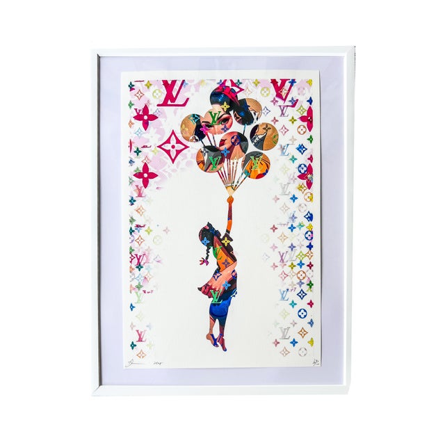 DeathNYC - Banksy Snow White LV W/ Matching $Usd - Limited Hand Signed and Numbered For Sale