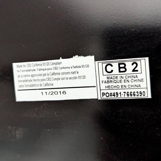 Black Cb2 Credenza For Sale - Image 8 of 12