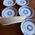Set of 6 Antique Blue Stick Spatter Fern Plates, 8", Late 19th Century For Sale - Image 6 of 18
