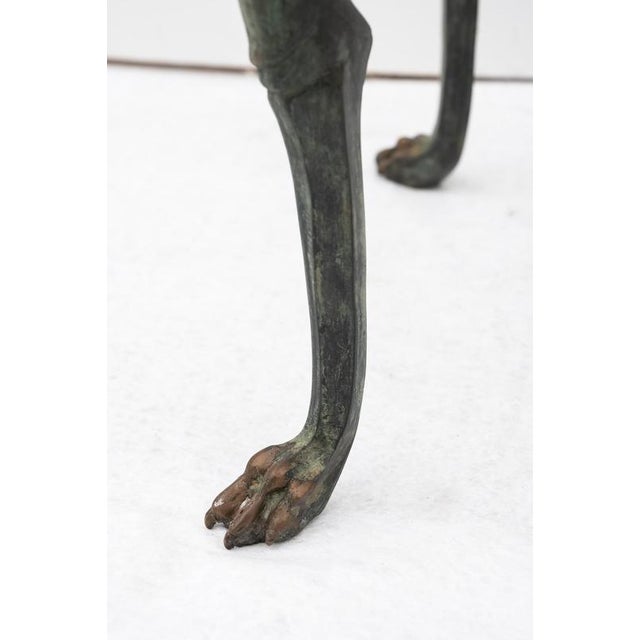 Sculptural Bronze and Marble Table, 19th-20th Century For Sale - Image 3 of 16