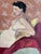 This is a fantastic original Mid-Century oil on unstretched canvas by listed artist Patricia Ann Tool McHugh (1927-2022)....