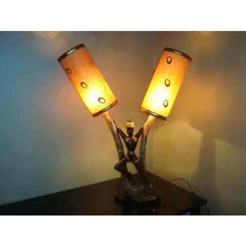 Mid-Century Modern 1950's Mid Century Modern Large Dancer Table Lamp by Royal Lamp Co For Sale - Image 3 of 12