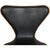 3187 Bar Stool in Cherry Wood and Black Leather by Arne Jacobsen For Sale - Image 13 of 17