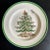 Vintage stock English made Spode "Christmas Tree" plates. The plates are unused. Deeper depth for sauces and gravy....