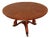 John Widdicomb Round Mahogany Dining Table Designed By Chad Womack For Sale