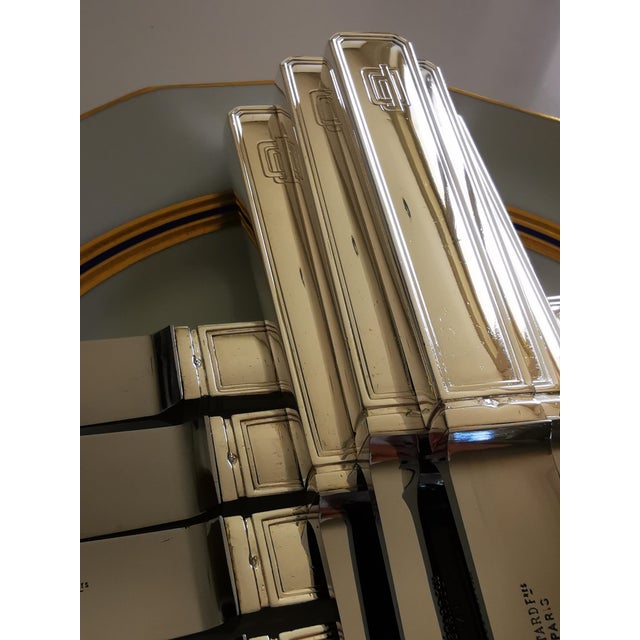 Silver Silver Minerva Dessert Knives by V. Bizouard for Tetard, 1920s, Set of 9 For Sale - Image 8 of 12