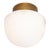 Regina Andrew Parker Alabaster Flush Mount, Natural Brass For Sale