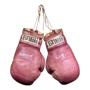 Vintage Leather Everlast Boxing Gloves c.1960