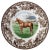 English Spode Woodland Horses Dinner Plate 10.5", Thoroughbred For Sale - Image 3 of 3