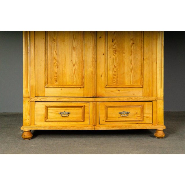 Art Nouveau Wardrobe in Pine For Sale - Image 9 of 18