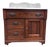 Antique Victorian Eastlake Walnut Marble Top Knapp Joint Washstand For Sale