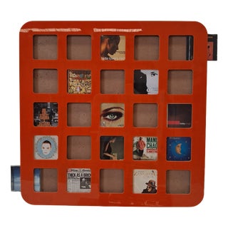 Wall-Mounted CD Holder by Villahomecollection For Sale
