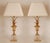 Mid-Century Hollywood Regency Table Lamps in Crystal and Gilt Brass Reed by Maison Jansen for Maison Charles, 1970s, Set of 2 For Sale - Image 12 of 13
