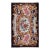Vintage French Savonnerie Rug, Hand-Knotted Wool, Floral Pattern, Chocolate Brown & Ivory, 4’ X 7' For Sale