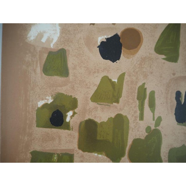 Roger BISSIERE (1886-1964) Sunny landscape Original color lithograph On thick paper 24 x 31 cm (c. 9 x 12 inches) Edited...