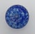 Glass Vintage Handblown Cobalt Blue Cut Glass Paperweight, Signed & Dated 2002 For Sale - Image 7 of 11