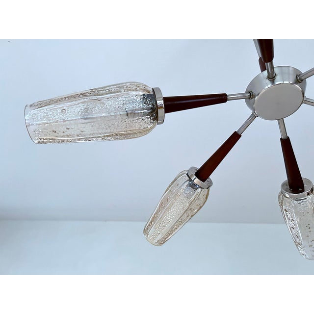 Large Vintage Danish Style Pendant Light, 1960s For Sale - Image 11 of 18