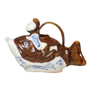 19th Century Japanese Porcelain Sake Ewer For Sale