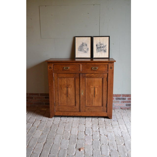 Art Deco Sideboard in Oak For Sale - Image 11 of 11