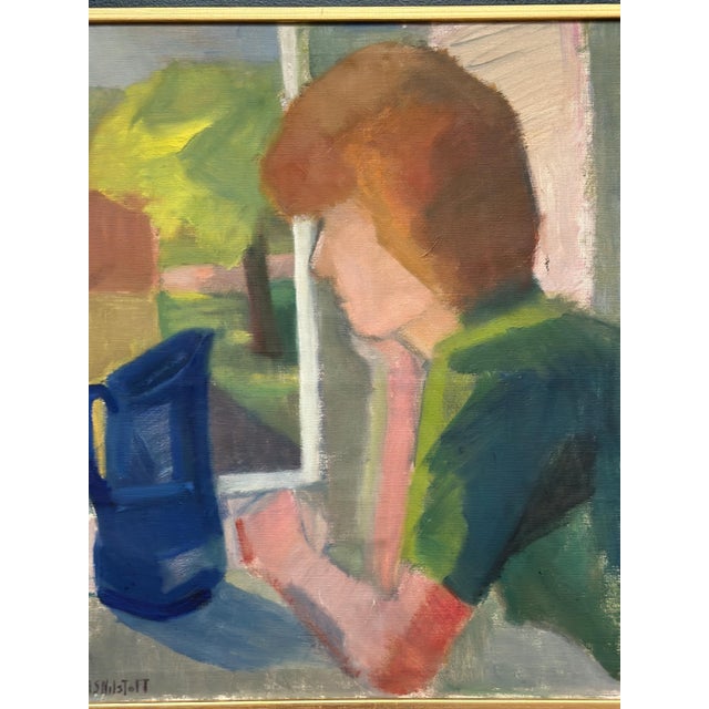 Anna‑stina Nilstoft, Woman, 1950s, Oil Painting on Canvas, Framed For Sale - Image 18 of 18