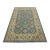 Kazak Rug 5’6” X 7’10” Blue Wool Tribal Hand-Knotted Oriental Carpet For Sale