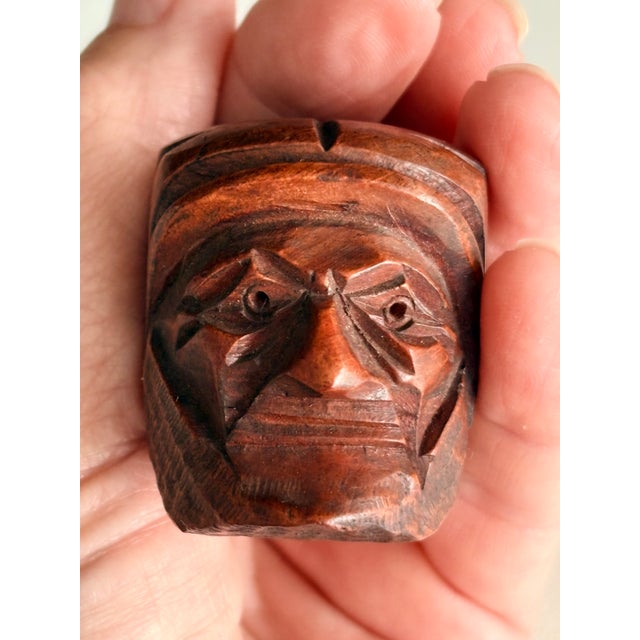 Vintage French Bruyère Garantie Art Deco Figural Briar Pipe Bowl, Internal Workshop Mark “E”, c.1930s–40s. For Sale - Image 12 of 12