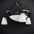 Muller Frères Art Deco Wrought Iron Ceiling Lamp from Muller Freres, Luneville, 1930s For Sale - Image 4 of 14
