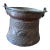 Large Antique Persian Hammered Bucket- Late 19th -Early 20th Century From Home of Former Us Diplomat in Tehran 1950’s For Sale