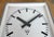 Industrial Grey Square Wall Clock from Pragotron, 1980s For Sale - Image 10 of 15