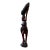 Vintage East African Hand-Carved Hardwood Mother & Child Sculpture, 23.75”h For Sale