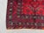 3'10" X 7'10" Vintage Afghan Hand-Knotted Baluchi Rug, Red Tribal Geometric Kitchen Rug For Sale - Image 9 of 12