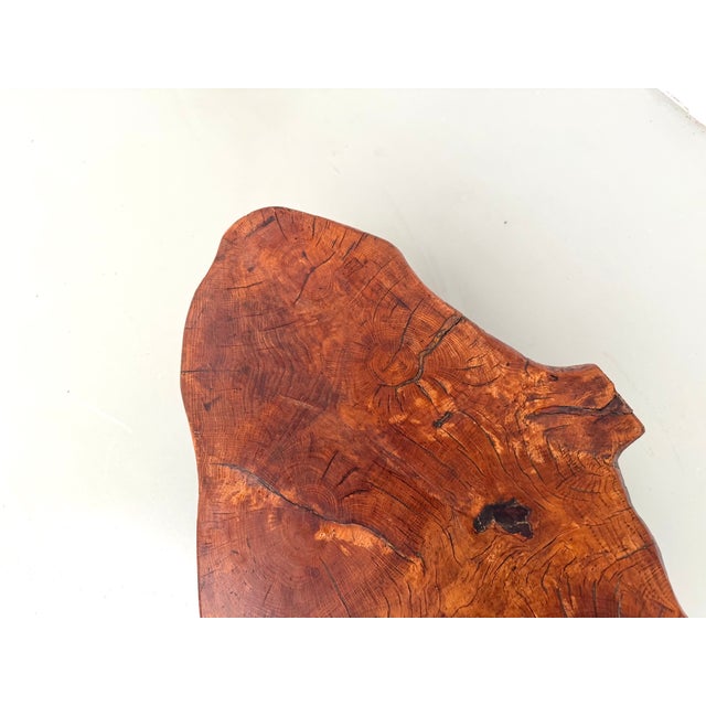 Brutalist Tripod Coffee Table in Teak, 1970s For Sale - Image 17 of 18