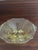 Cambridge Glass Company Vintage 1930s Yellow Cambridge Glass Apple Blossom Footed Candy Dish. For Sale - Image 4 of 5