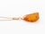Mid 20th Century Vintage Baltic Amber and 14k Rose Gold Pendant Necklace For Sale - Image 5 of 6