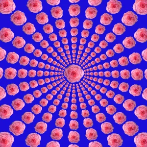 Rose Mandala Original Print