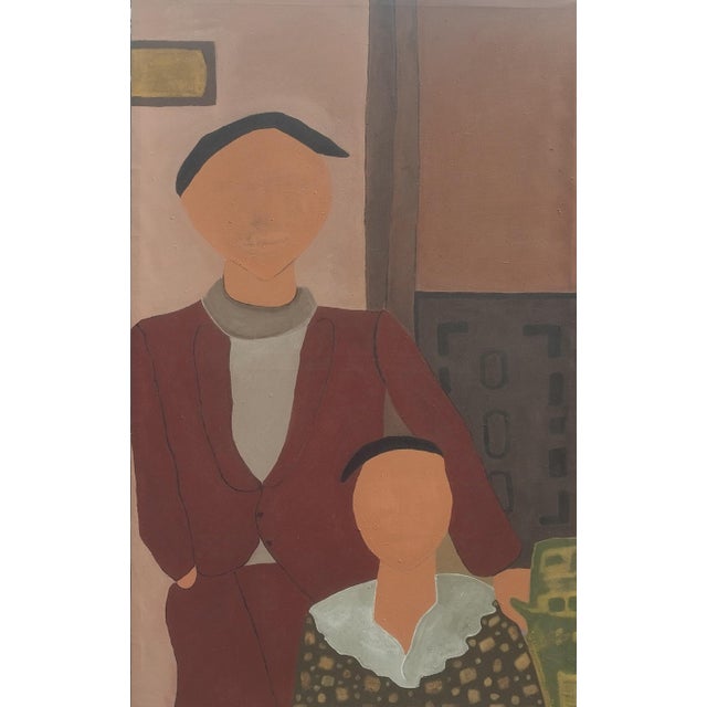 Contemporary Threads of Connection, Acrylic Painting by David Akolo, (2025) For Sale - Image 3 of 3