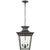 Elsinore Medium Hanging Lantern in Black with Clear Glass Designer: Chapman & Myers Canopy: 6" Round Mounting: Chain Shade...