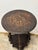 English Antique English Oak Cricket Tripod Table With Carved Top For Sale - Image 3 of 5