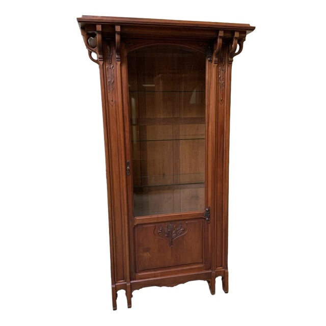 Antique Art Nouveau Bookcase, 1900 For Sale