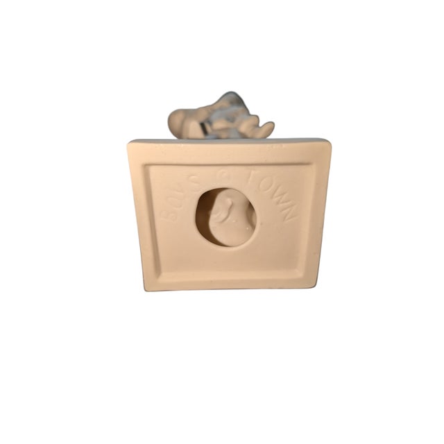 White Boystown Figurine in White Bisque Porcelain For Sale - Image 8 of 8