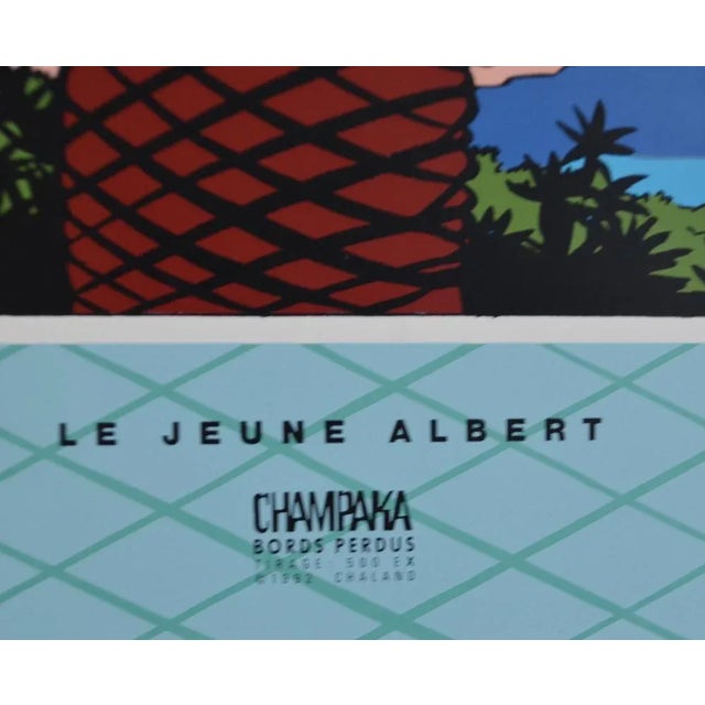 Yves Chaland, Le Jeune Albert en vacances, 1992, Screen Printing For Sale - Image 5 of 7