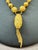 24 K Pure Gold Hand Made Yellow Gold Tube Chain Necklace, 9.7 Gm, 16 " + Pendant For Sale - Image 4 of 18