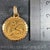 French Perroud Large Libra Zodiac Starsign 18k Yellow Gold Charm Pendant, 1930s For Sale - Image 9 of 15