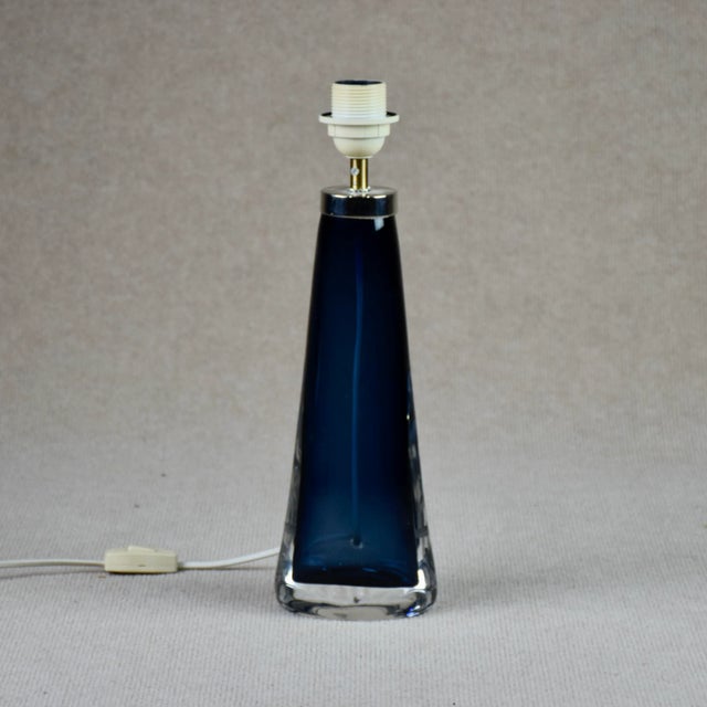 1960s Table Lamp by Carl Fagerlund for Orrefors, Sweden, 1960s For Sale - Image 5 of 8