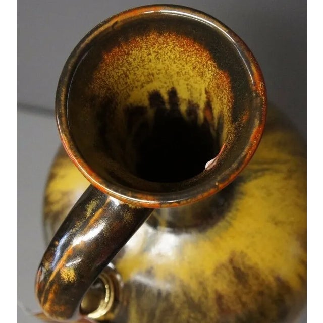 Monumental John Richard Ceramic Drip Glaze Floor Palace Vase For Sale - Image 4 of 8