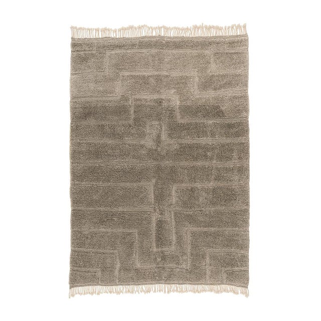 Hand-Knotted Wool Rug by Azele Studio For Sale - Image 11 of 11