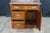 Antique Victorian Eastlake Walnut Burl Marble Washstand & Mirror Commode Cabinet For Sale - Image 9 of 18
